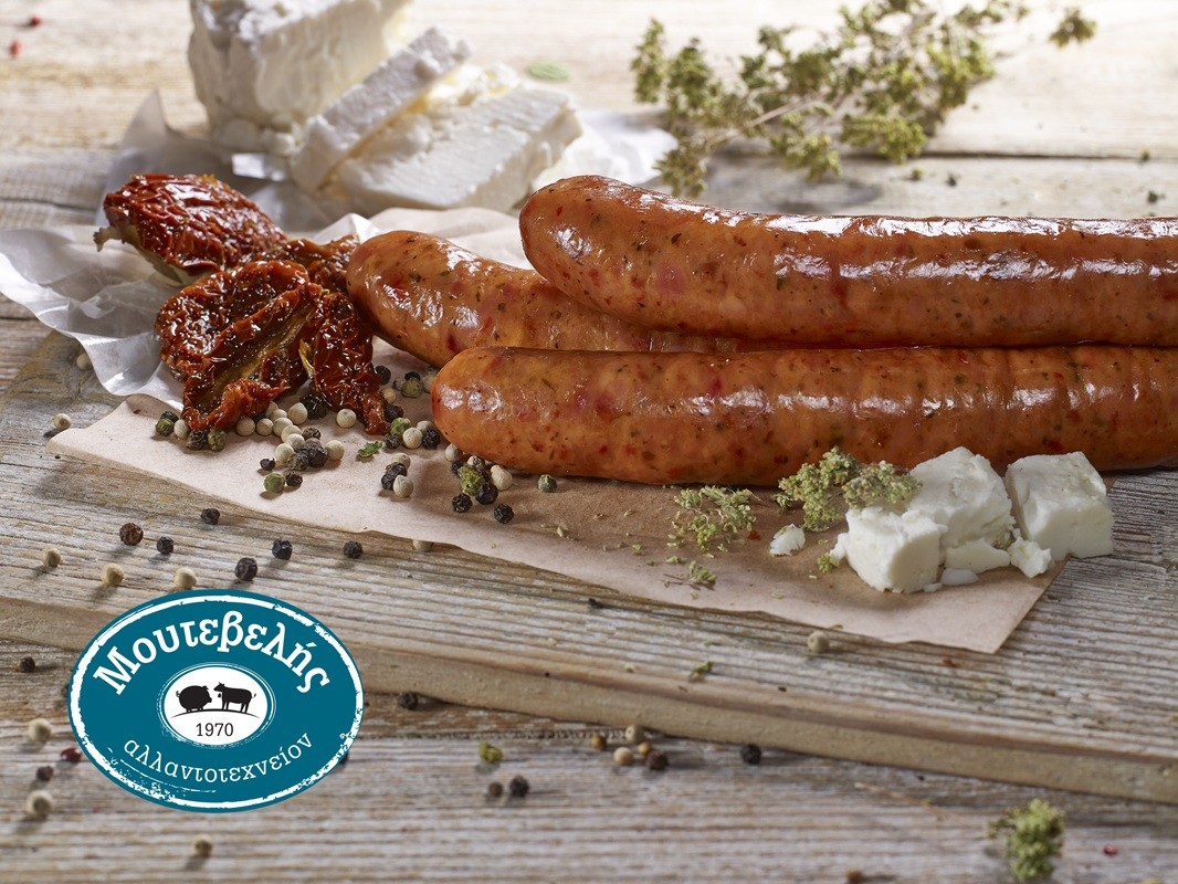 a la… ελληνικά Χειροποίητα Λουκάνικα με φέτα, λιαστή τομάτα & ρίγανη 400gr